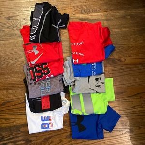 Lot of boys athletic shirts